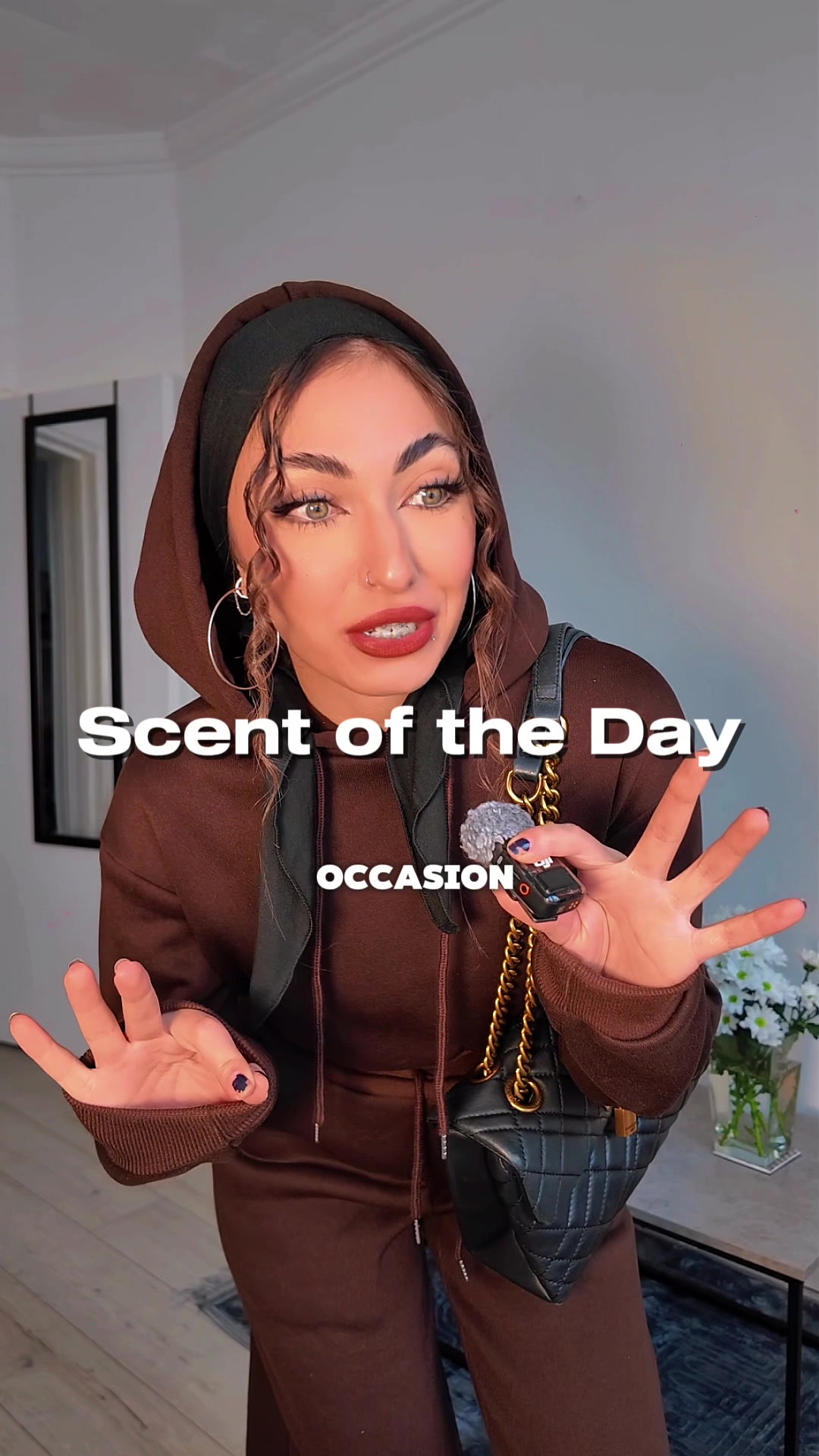 TikTok post by @cypmua for Khadlaj Perfumes. Caption reads: [...] the day 🍜👯‍♀️ @Arabiyat Prestige @Khadlaj....