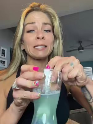 TikTok post by @amberdro19 for Earth Breeze. Caption reads: [...] putting micro plastics in your body! @Earth....