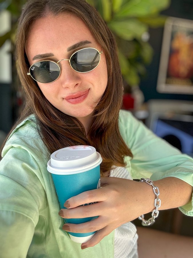 Instagram post by @sarainamerica for Melinda Maria. Caption reads: A touch of elegance in every moment 💎
Whether I’m....