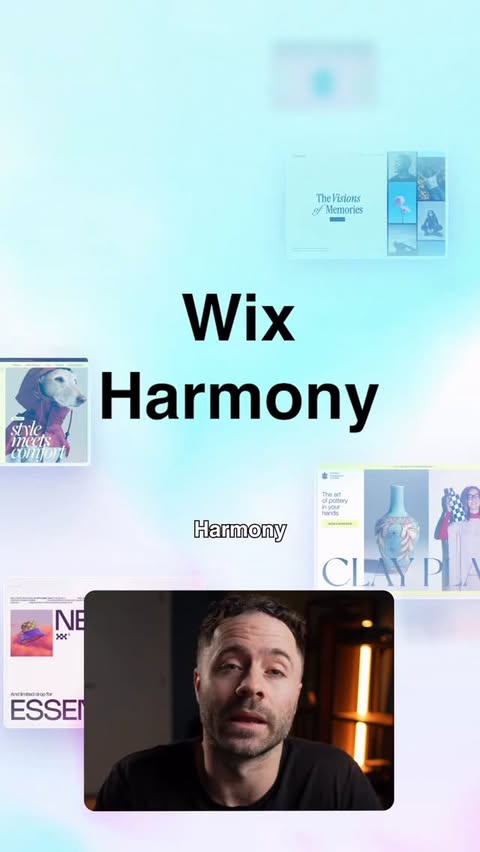 Instagram post by @benkaluza for Wix. Caption reads: [...] didn’t know where to start, this is it. Wix....