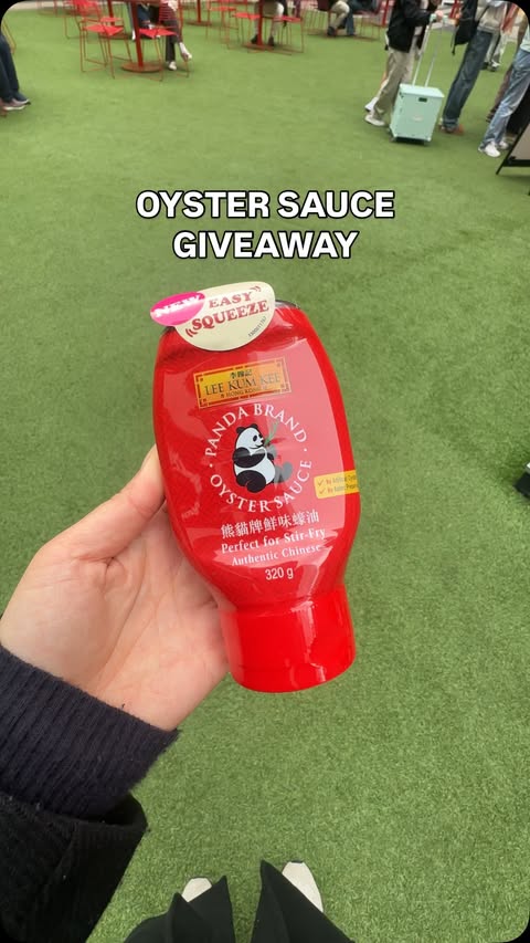 Instagram post by @hangryhelena for Lee Kum Kee. Caption reads: @leekumkeeaustralia is giving away free oyster....