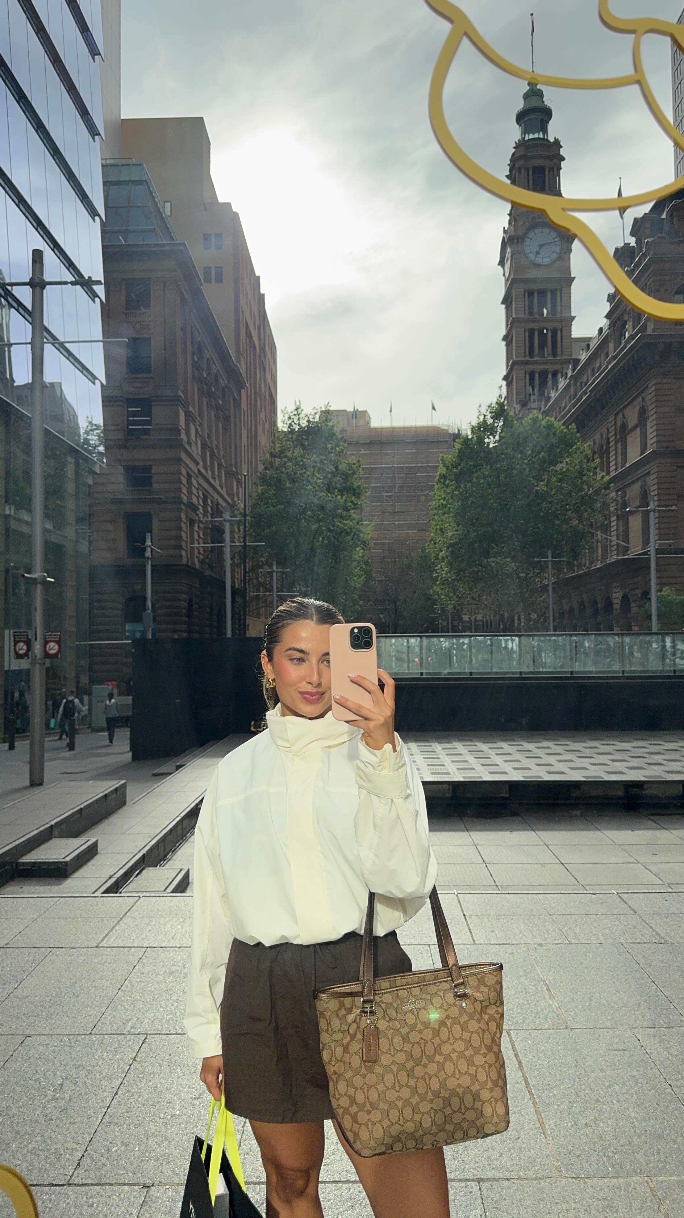 Instagram post by @lauraelizabe.th for Adore Beauty. Caption reads: luxe haircare in the middle of Sydney CBD?!!?....