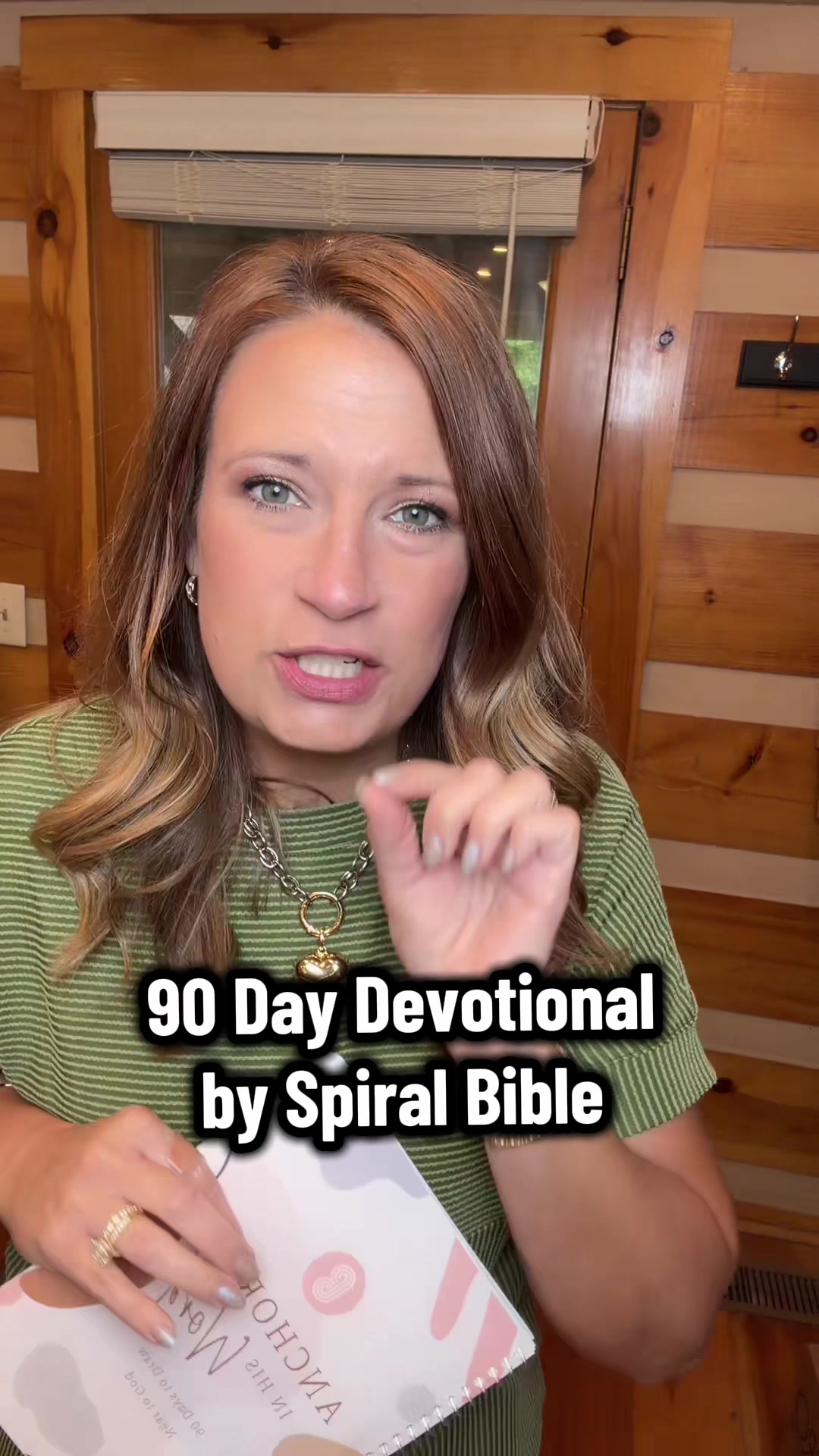 TikTok post by @haleybsurratt for Spiral Bible. Caption reads: [...] this 90 Day Womens Devotional by....