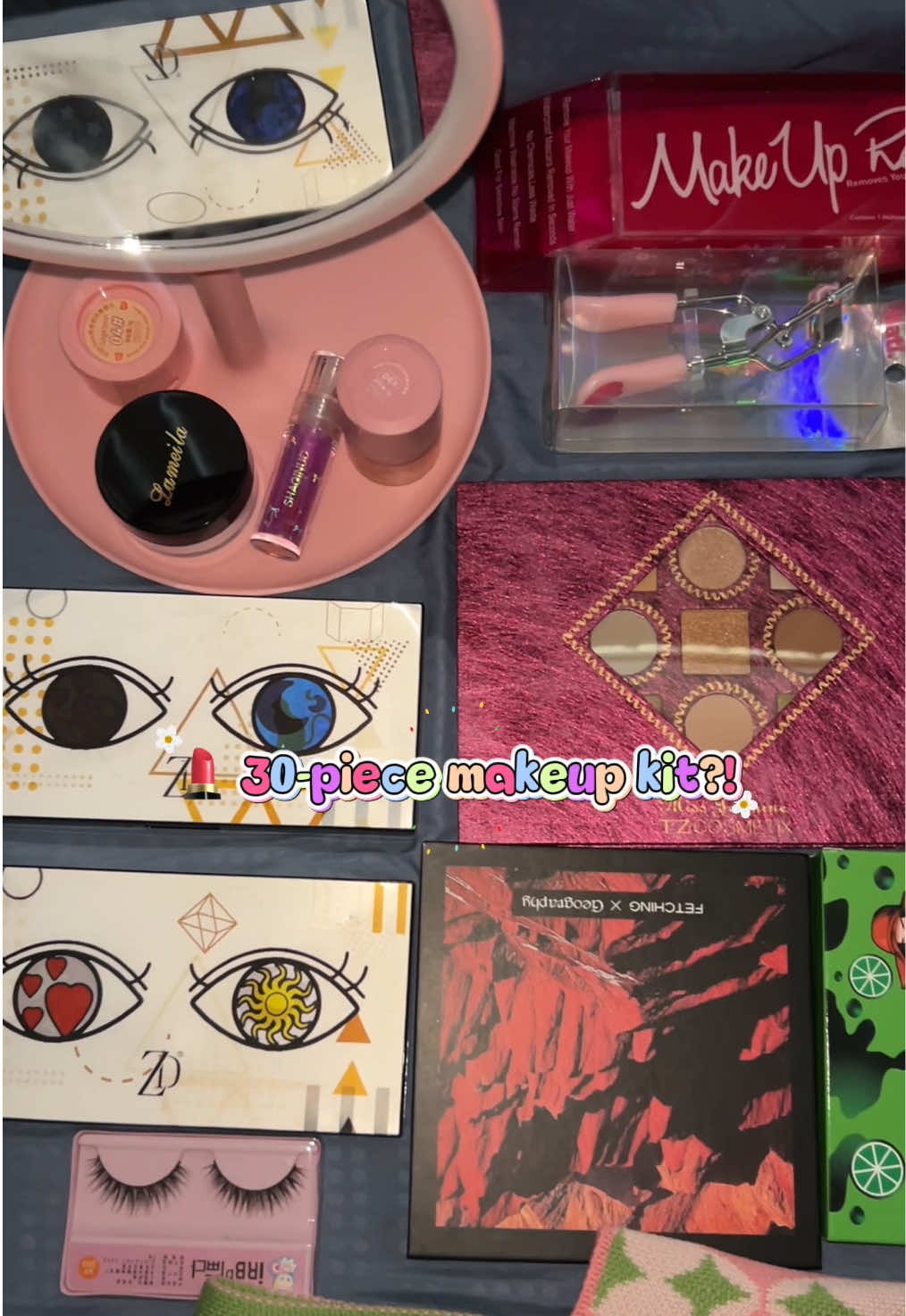 TikTok post by @blueberry19988 for Kati Beauty NYC. Caption reads: [...] #BeautyFinds #MakeupTok #Tiktokshop @Kati....