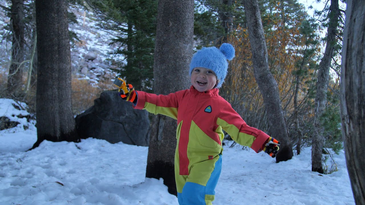 YouTube post by @nashgrier for Charlotte’s Web. Caption reads: FIRST SNOWFALL OF THE YEAR!.