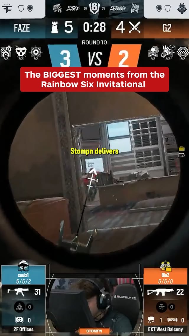 Instagram post by @igndotcom for Ubisoft. Caption reads: [...] Presented by @R6Esports @rainbow6game....