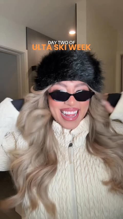 Instagram post by @alexisjuliaaaa for Kopari Beauty. Caption reads: [...] ski week✨ kicked off today with....