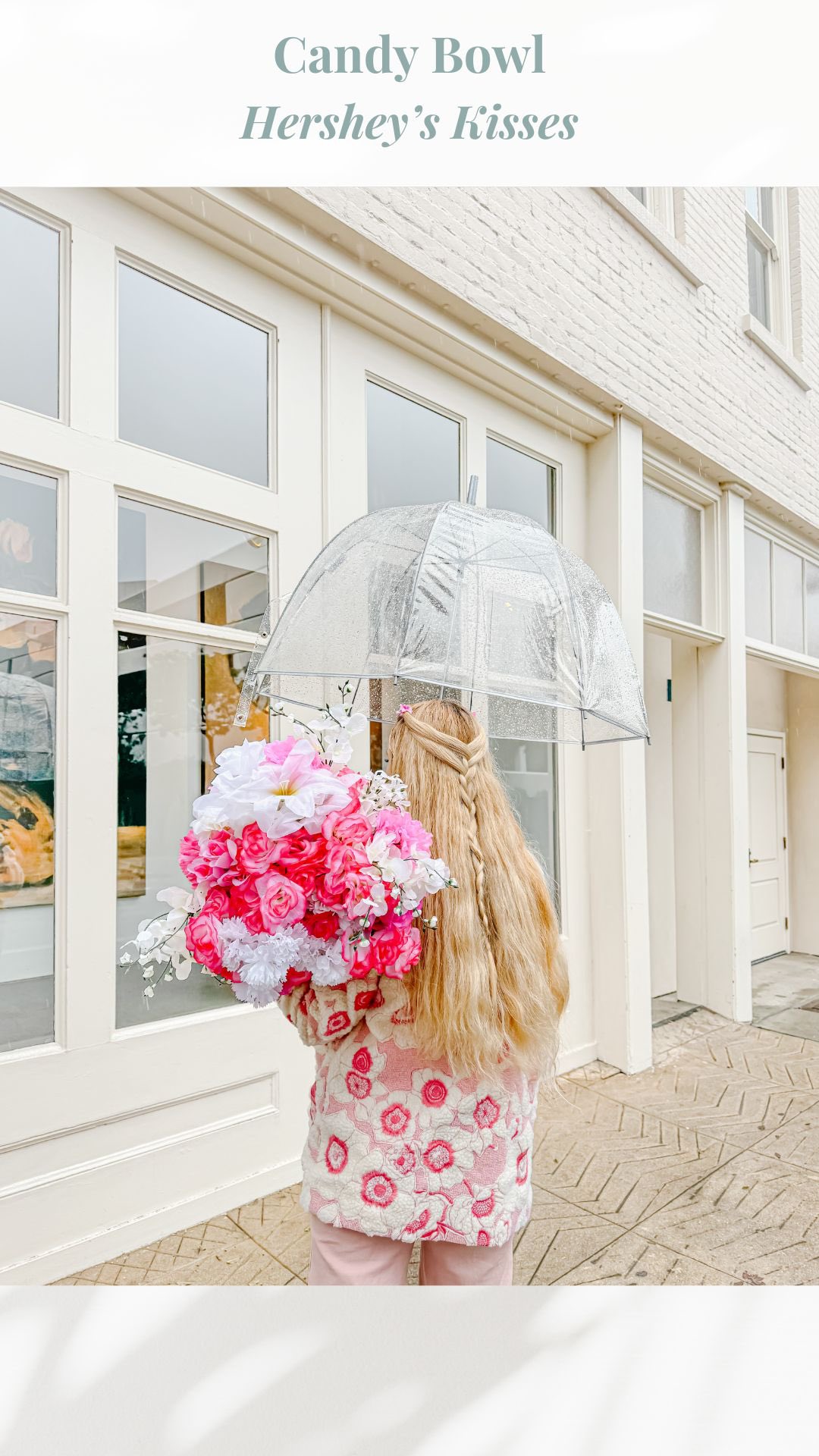 Instagram post by @celeste_wright for Hersheyland. Caption reads: National Chocolate Day calls for extra Kisses 💋🍫....