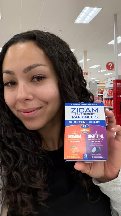 Instagram post by @caitmatheny for Zicam. Caption reads: #ad Zicam is always going to be my go to!! Yall....