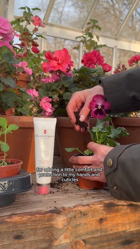 Instagram post by @floriansbotanical for Elizabeth Arden. Caption reads: [...] for those chilly outdoor days....