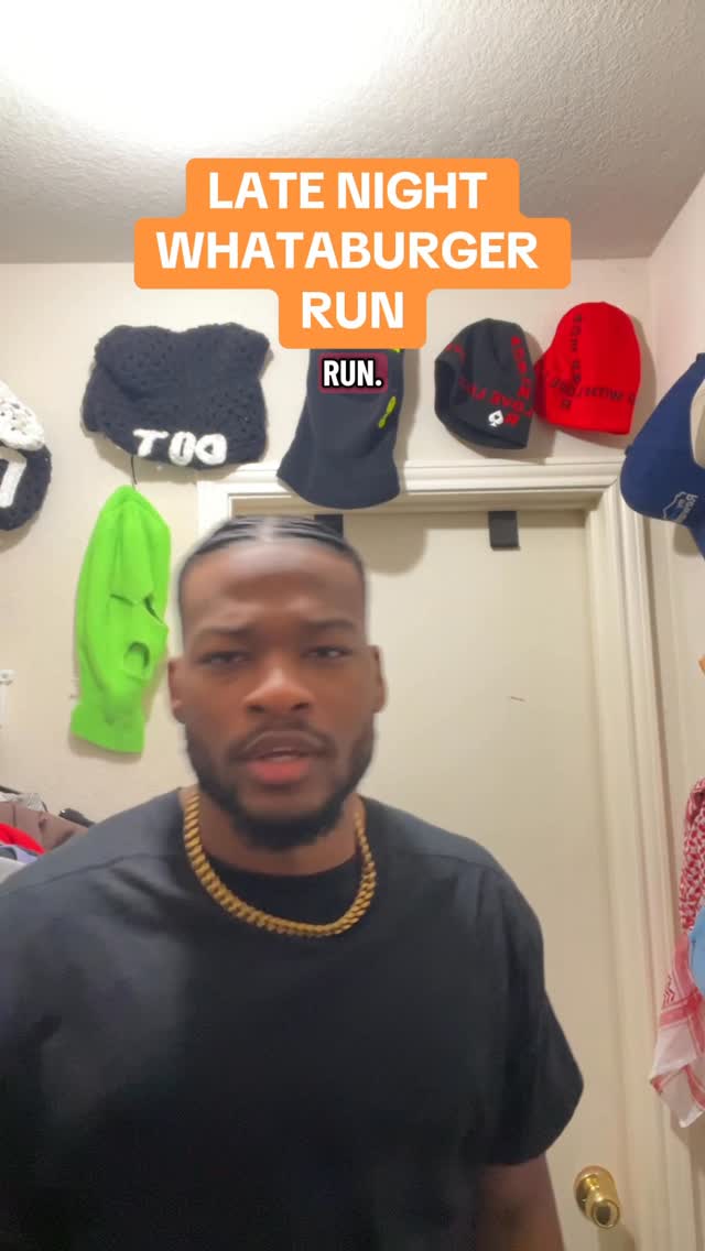 Instagram post by @welovedot for Whataburger. Caption reads: Whats your late night @whataburger  meal.