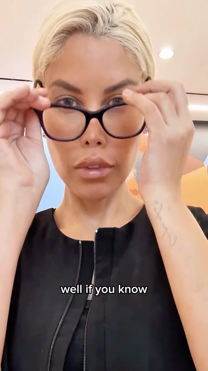 Instagram post by @thisisbridgetteb for Warby Parker. Caption reads: Unlocking librarian! @warbyparker....