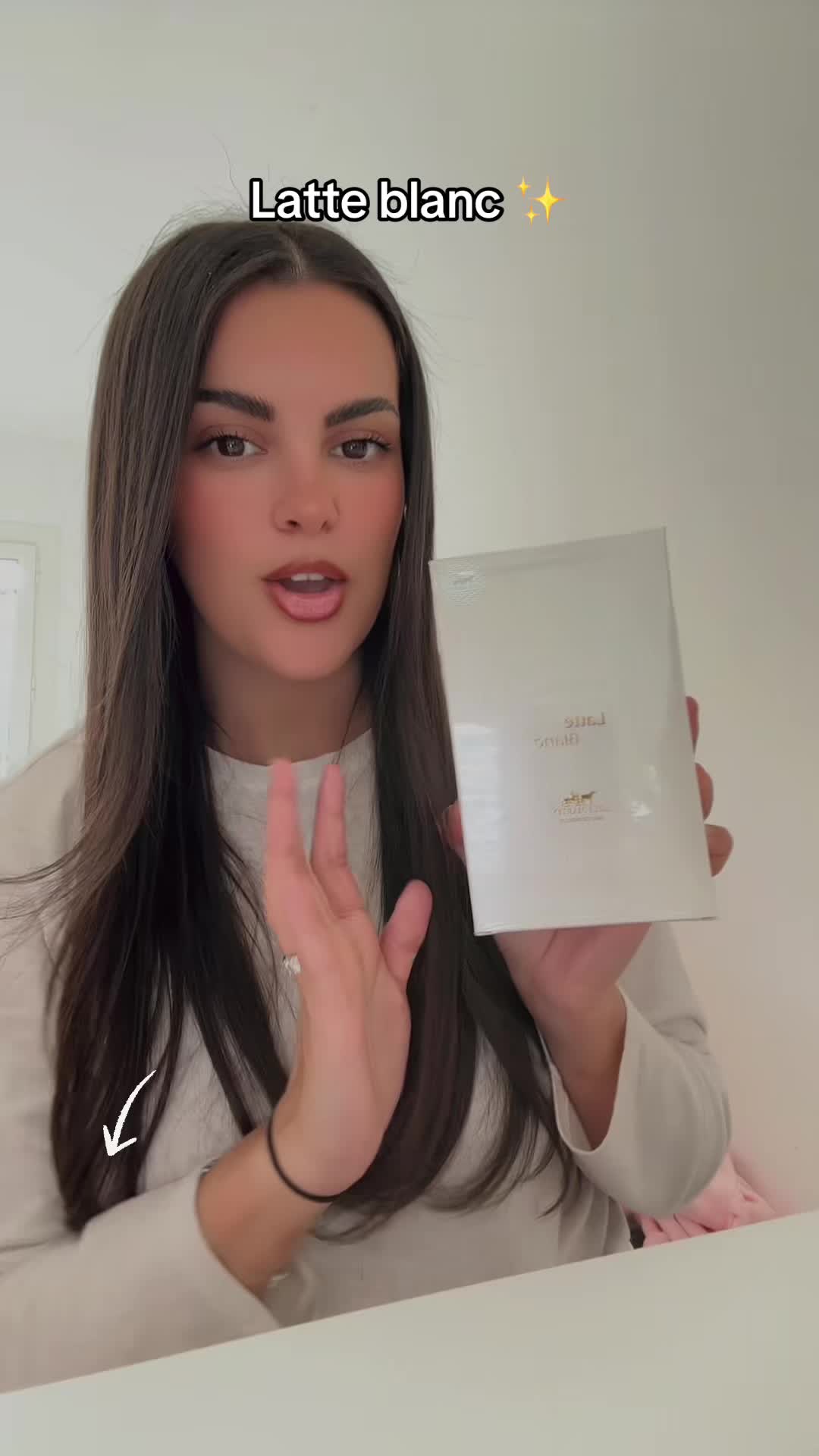 TikTok post by @celiaelbaz for Aprizo. Caption reads: @APRIZO #louimartin #parfum [...].