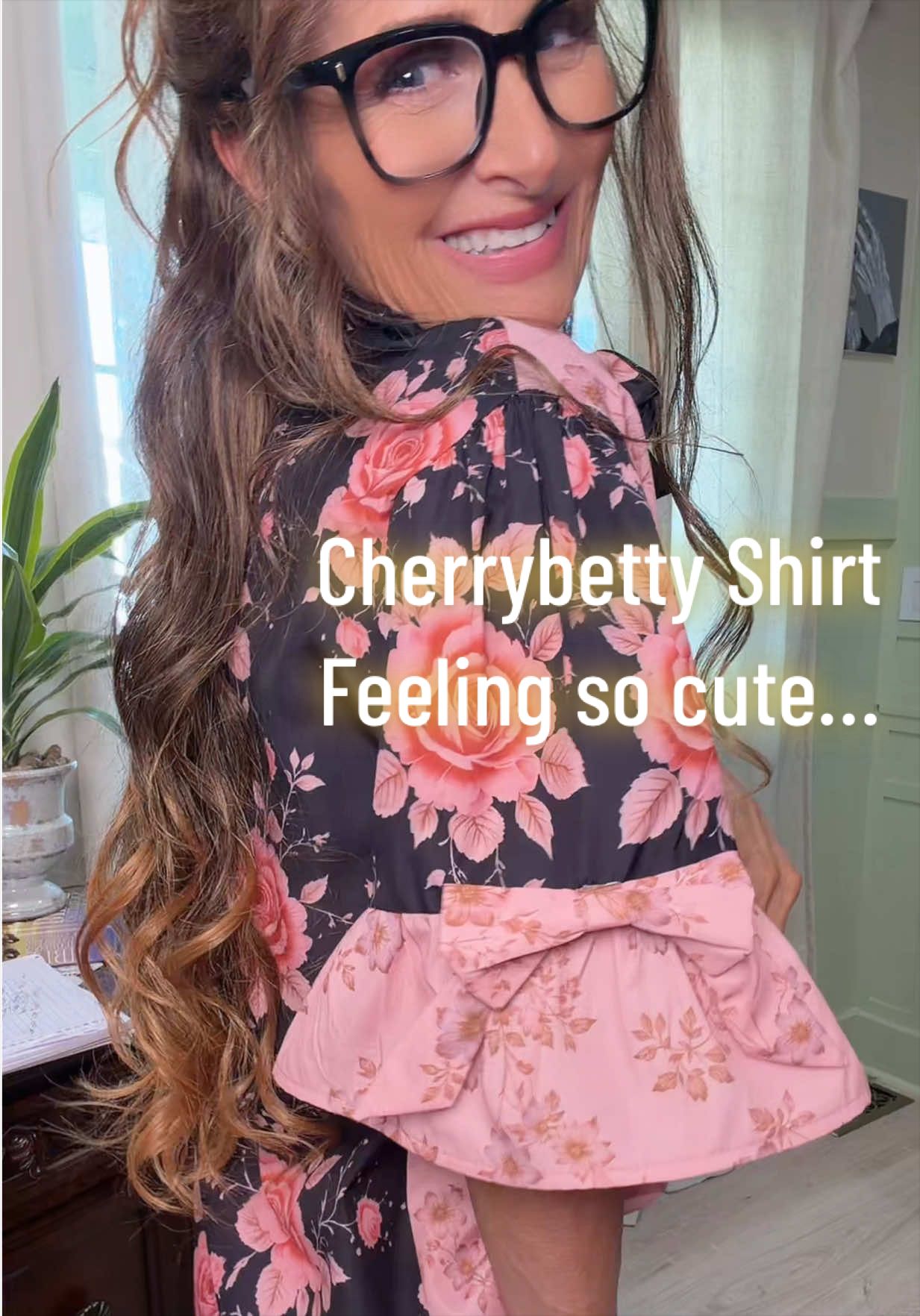 TikTok post by @fancynancy7123 for Cherrybetty. Caption reads: Another shirt by @Cherrybetty These types of....