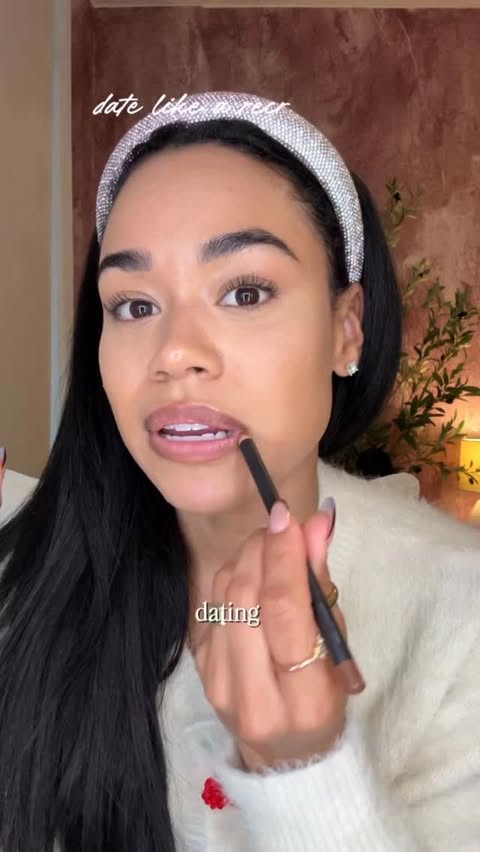 Instagram post by @amberhenryy for Bumble. Caption reads: Clarity attracts the right matches. ✨....