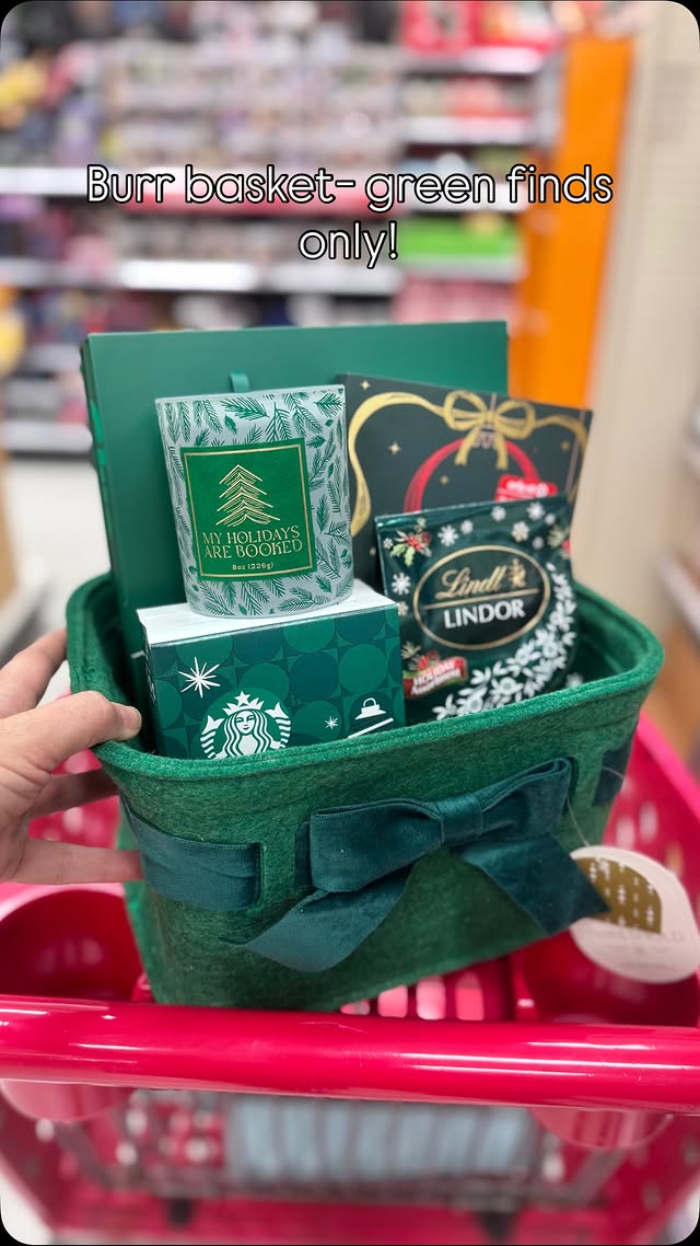 Instagram post by @trendyfavefinds for Lindt. Caption reads: You guys have been loving the burr basket ideas....