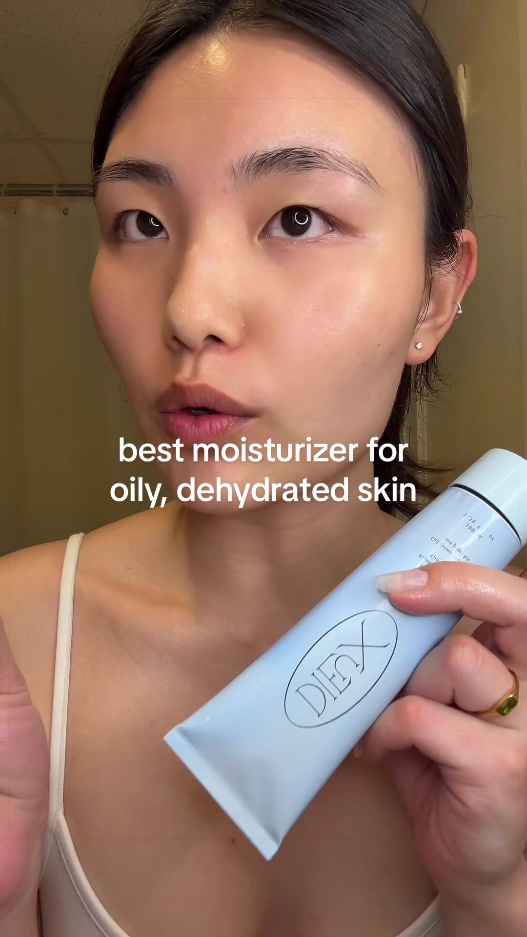 TikTok post by @ginaseooo for Dieux. Caption reads: [...] fast with the *new* 100ml jumbo size!!....