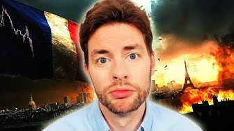 YouTube post by @PrisonPlanetLive for Invideo. Caption reads: Paris Has Fallen.