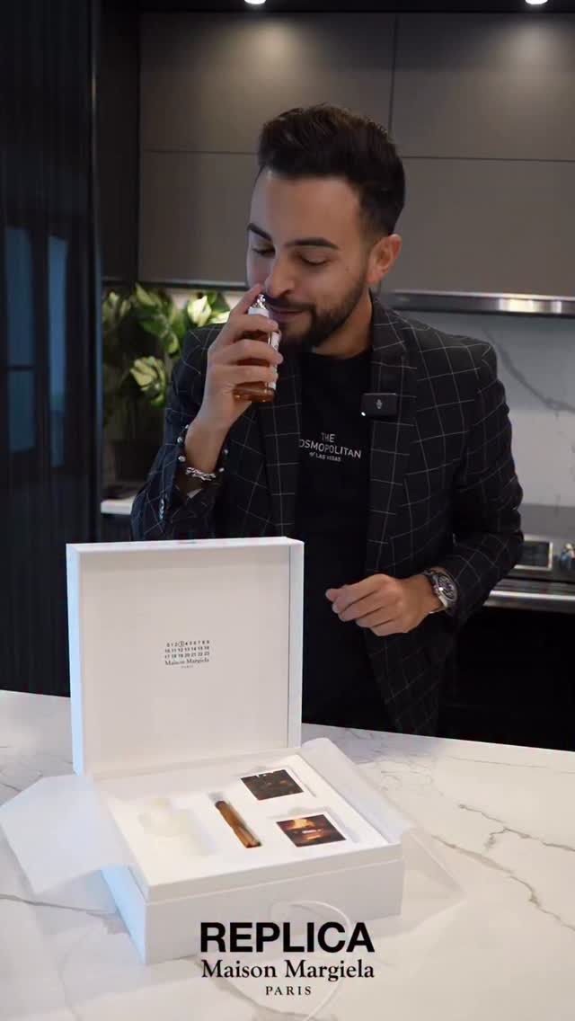 Instagram post by @officialdanielaltaher for Maison Margiela. Caption reads: Big thanks to @maisonmargielafragrances &....