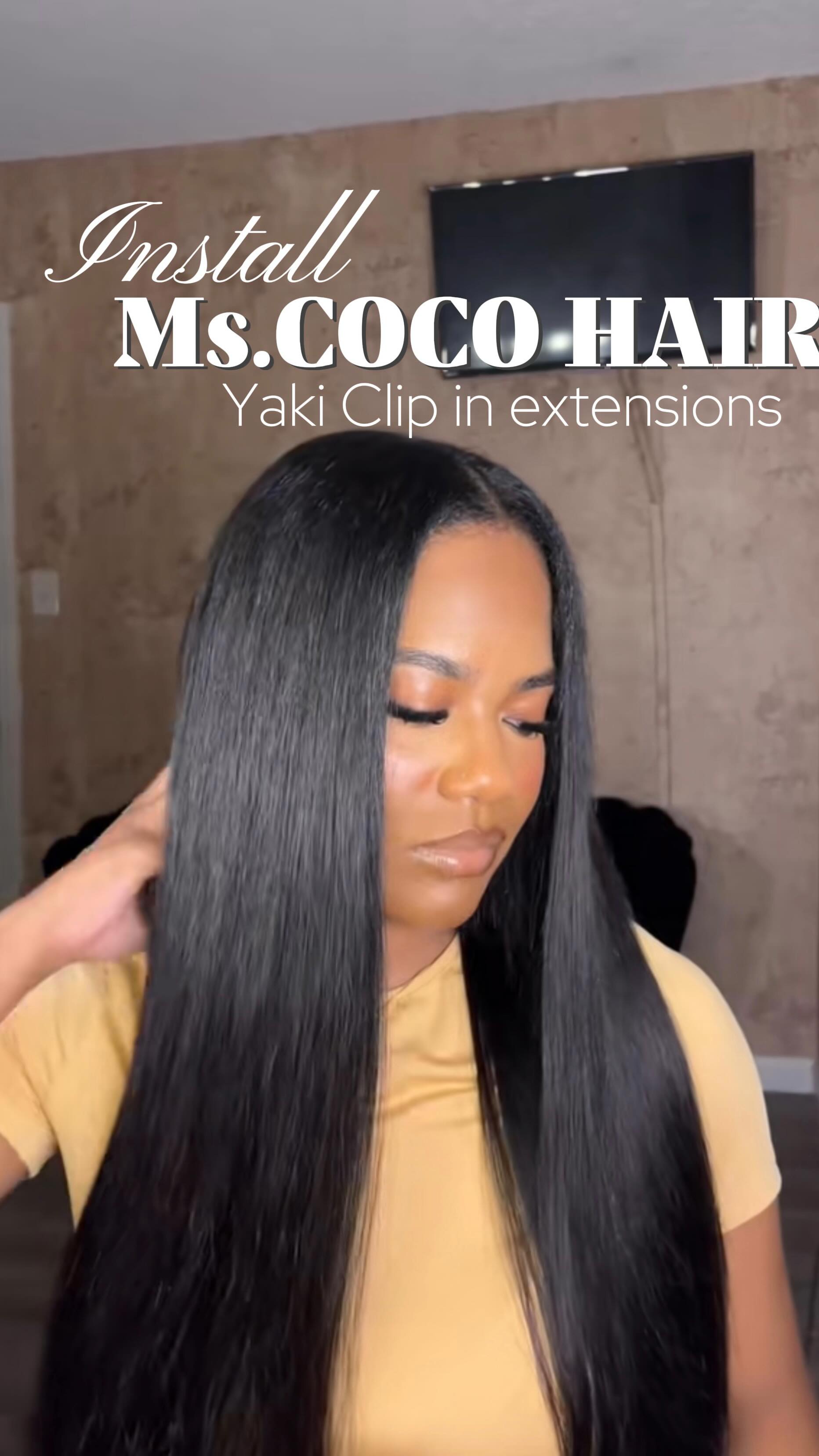 Instagram post by @lifeaslee__ for Mscoco Hair. Caption reads: I grew this hair myself! 😛
@mscoco_hair 
Seamless....