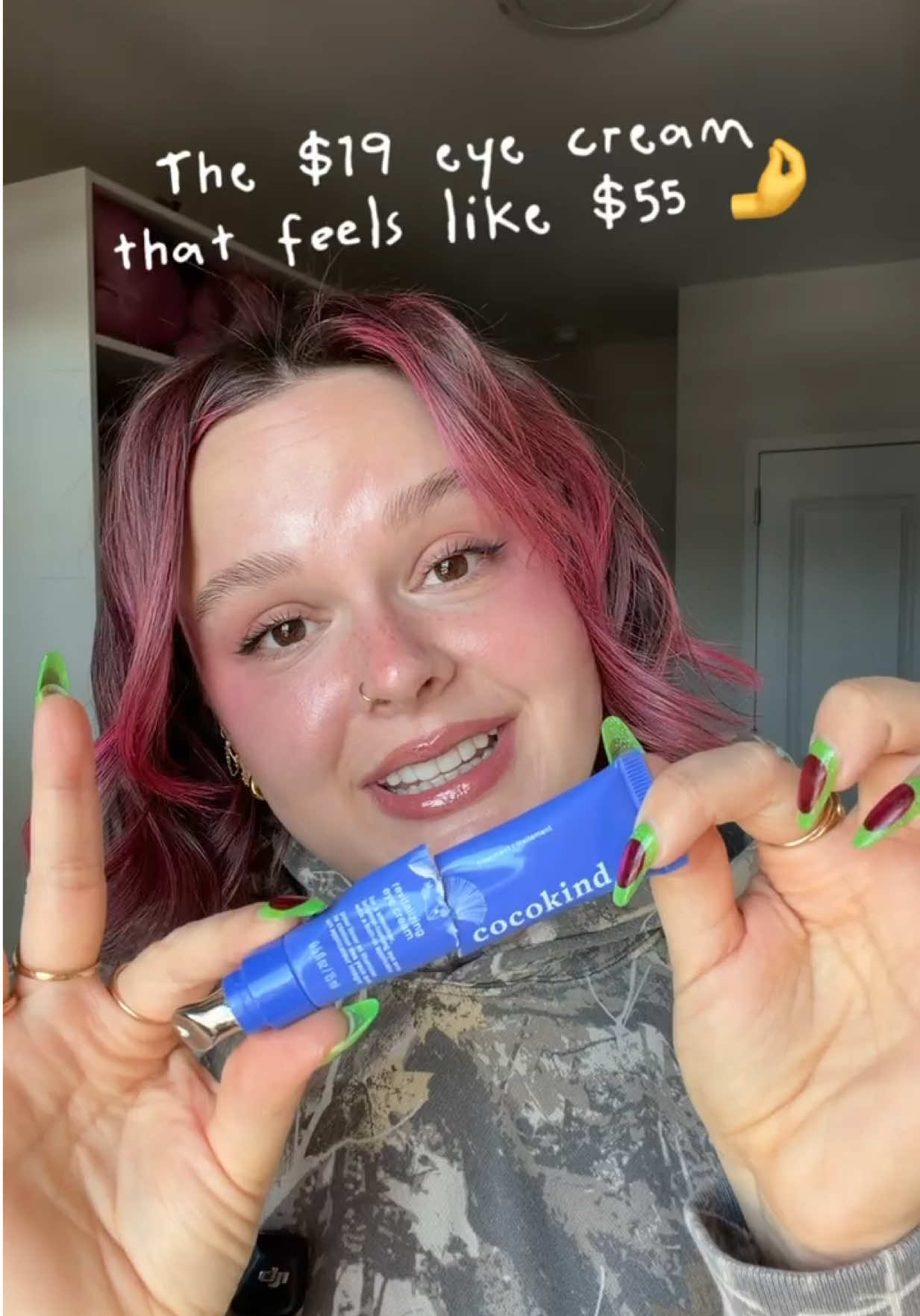 TikTok post by @hydrationceo for Cocokind. Caption reads: [...] I could never stop yapping about: @cocokind....