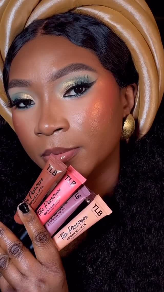 Instagram post by @mariam_tutorials for The Lip Bar. Caption reads: All shine, no skips. 💧 They’re ALL that good.....