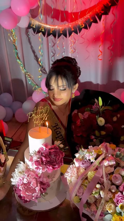 Instagram post by @rosie.saikia for Roberto Cavalli. Caption reads: Heart is so full and grateful. Celebrated my....