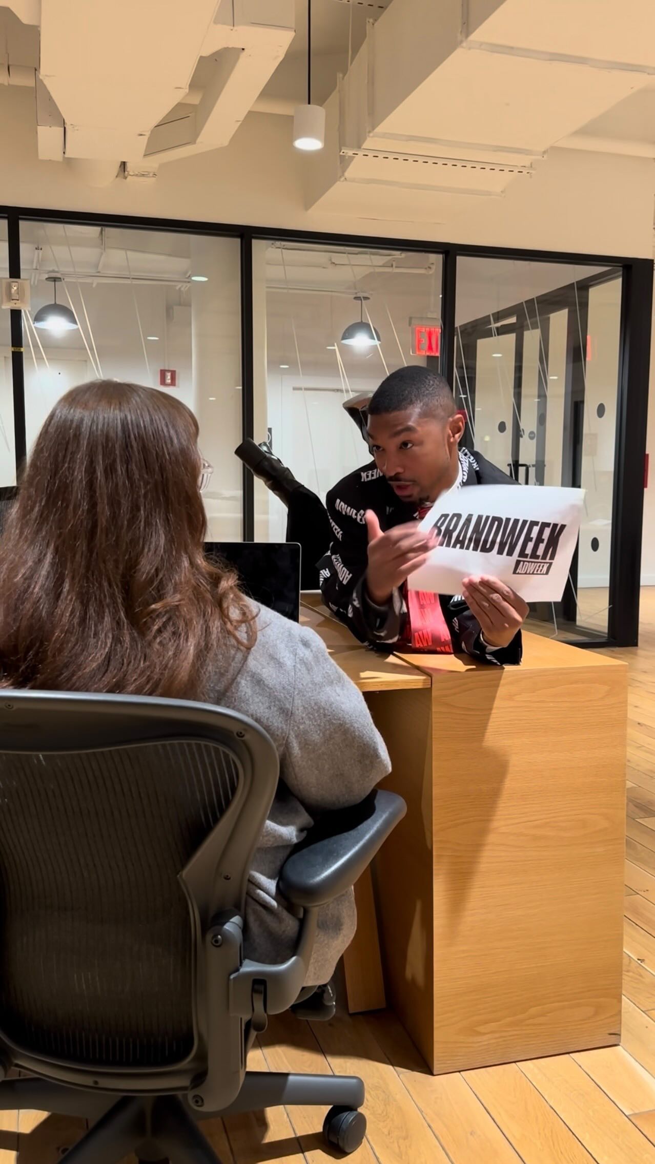 Instagram post by @king_bashel for Adweek. Caption reads: The rumors are true 🤭… Bashel The Zillennial is....