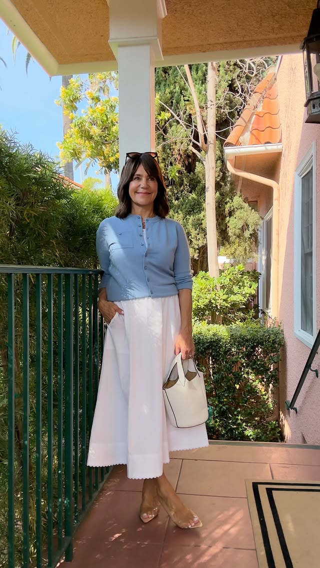 Instagram post by @susie.wright for Saks Fifth Avenue. Caption reads: The BEST Spring Staple Every Woman NEEDS! 💘✨ To....