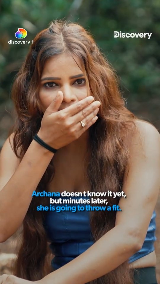 Instagram post by @rakhisawant2511 for discovery+. Caption reads: [...] Season 2, Mon-Fri at 9:30 PM, on....
