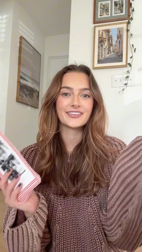 Instagram post by @ashleeradosta for Minted. Caption reads: our first Christmas card 🥹❤️🎄i cant wait to get....