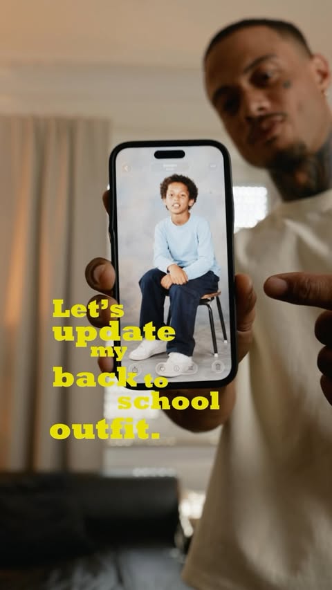 Instagram post by @natelucantoni for Lacoste. Caption reads: [...] school look with a few new details from....