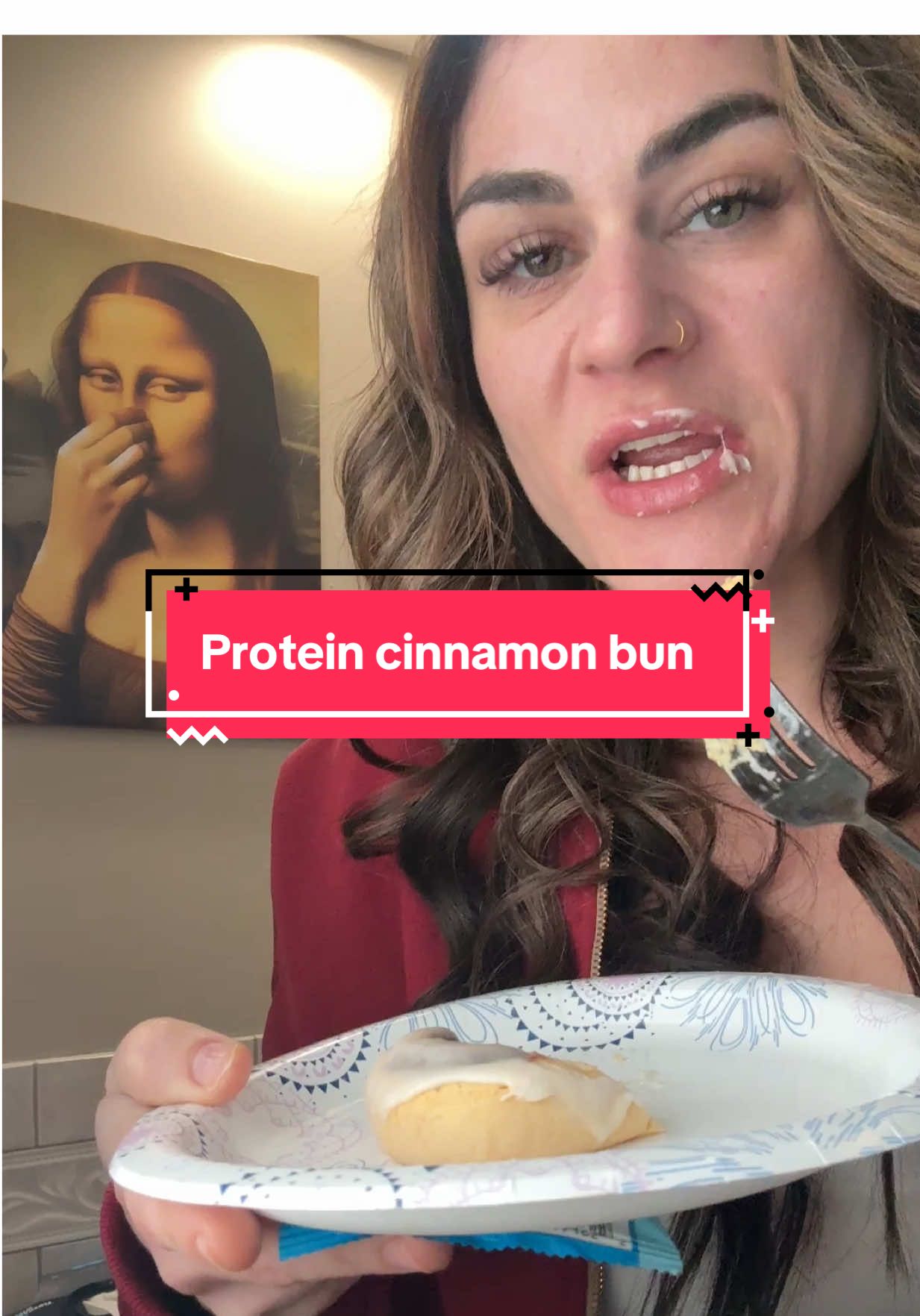 TikTok post by @spacecadetmomma for Legendary Foods. Caption reads: [...] favorite way to get protein in!!! @Legendary....