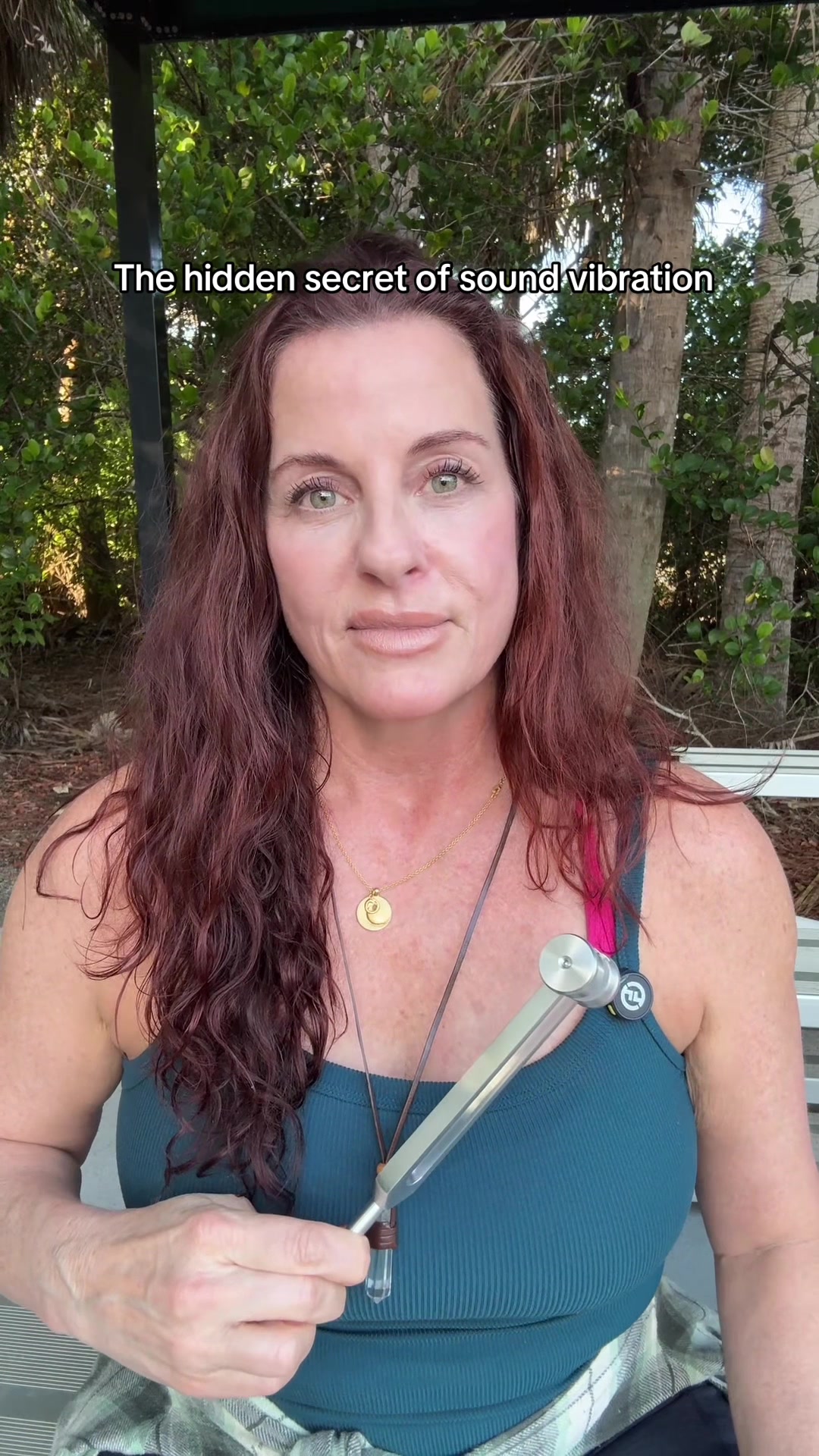 TikTok post by @the.keri.johnson for Enso Sensory. Caption reads: [...] #SoundBath #Tuningforks @enso sensory .