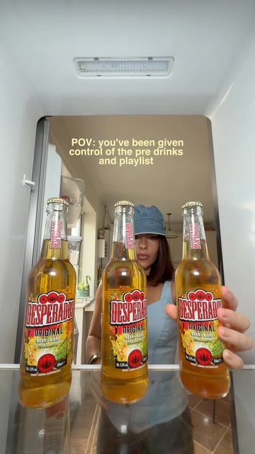 Instagram post by @zoeantonia__ for Desperados. Caption reads: AD upgraded pres with the decks and @desperados_uk....