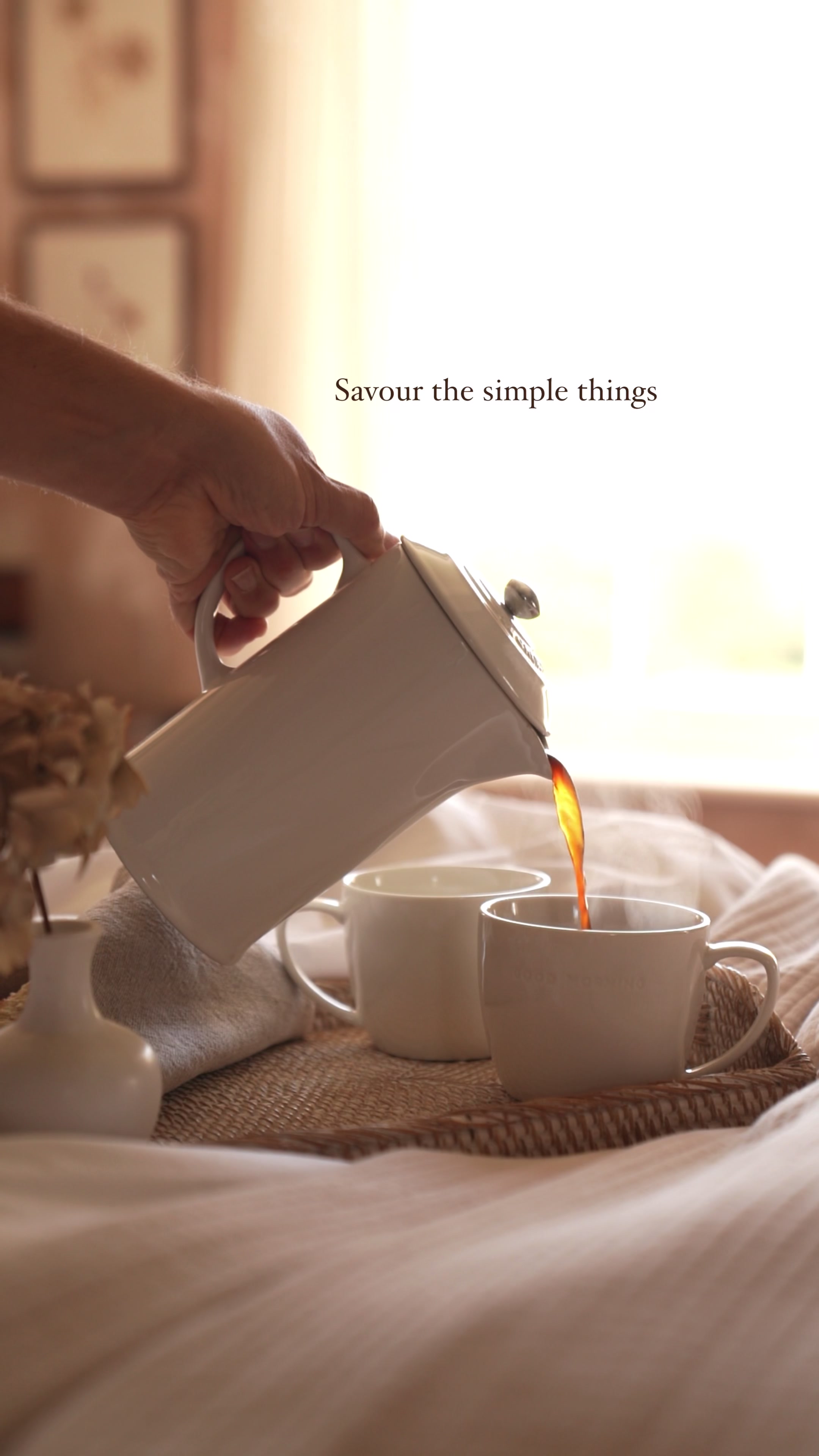 TikTok post by @bylaurenmcdermott for The White Company. Caption reads: ad A Sunday well spent brings a week of content,....