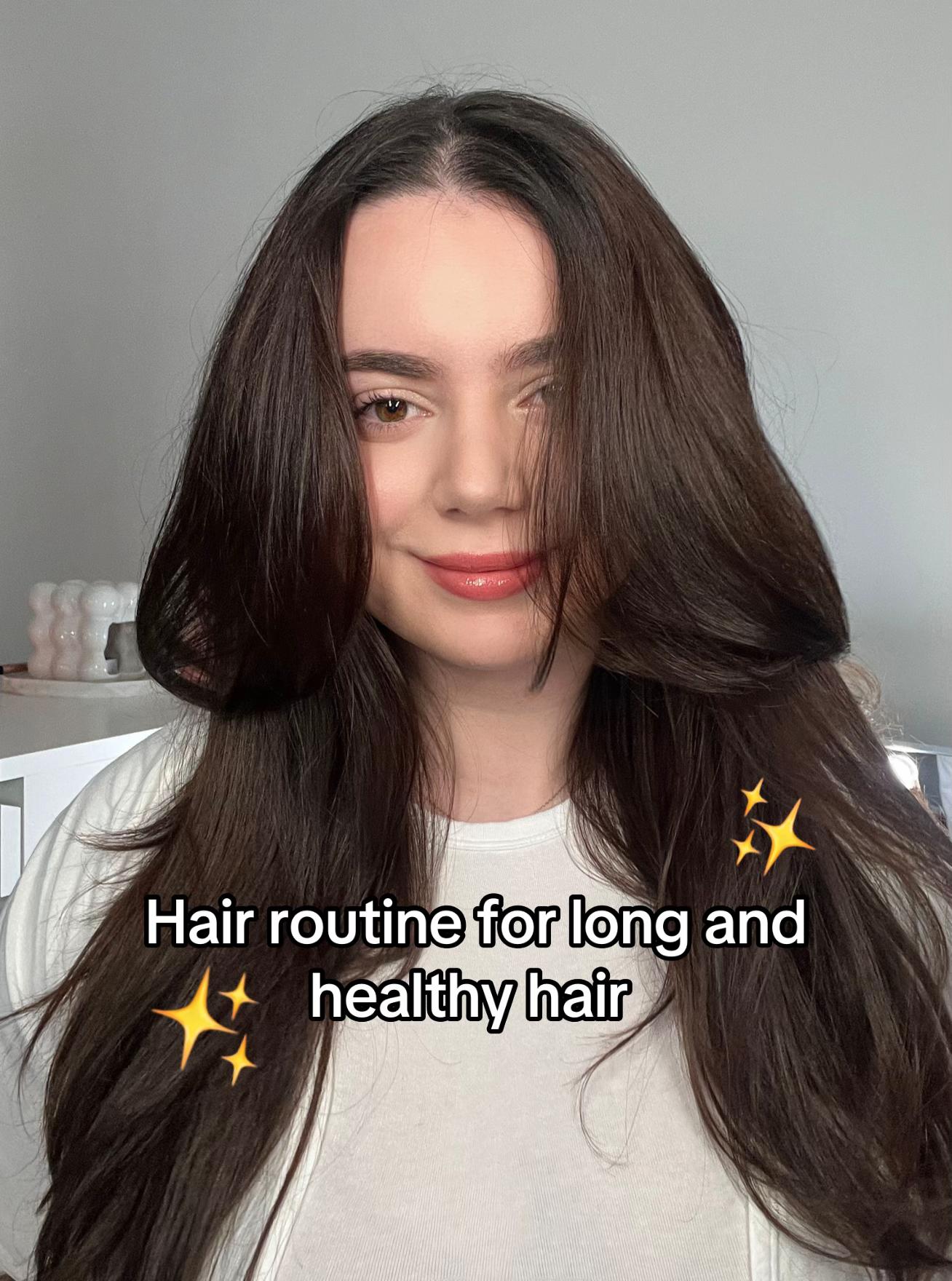 TikTok post by @itssarasanso for Fable and Mane. Caption reads: [...] #hairtok #cocoandeve #kerastase....