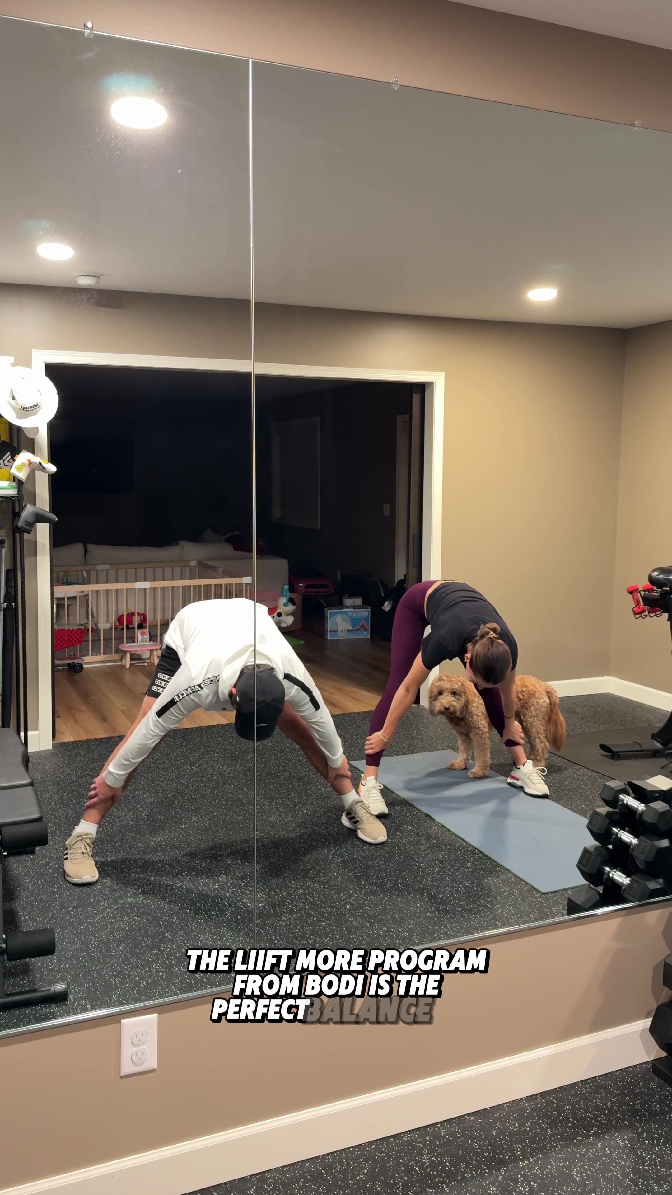 TikTok post by @djthoma for BODi. Caption reads: [...] a day? Ya, we all have time for that @BODi....