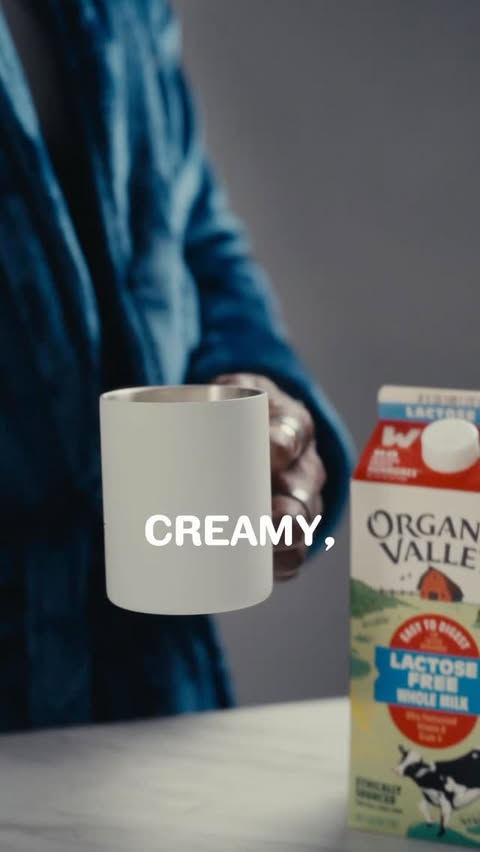 Instagram post by @jrlkennedy for Organic Valley. Caption reads: [...] Crafted by farmers who truly care,....