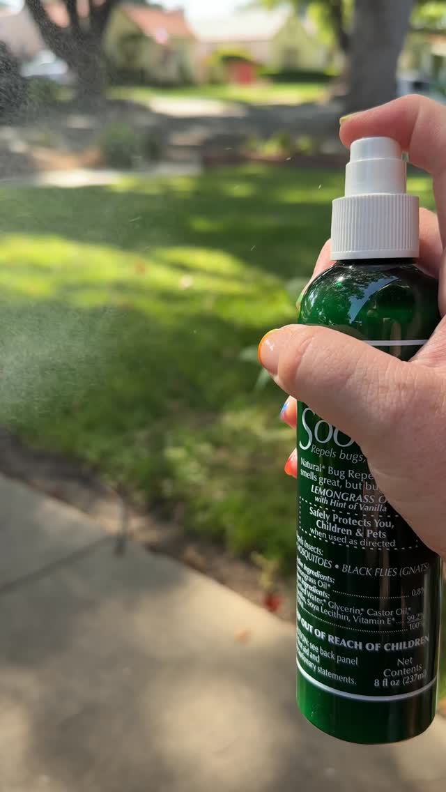 Instagram post by @lizziemakesmagic for Eco Lips. Caption reads: The bugs are here for the summer, but not to....