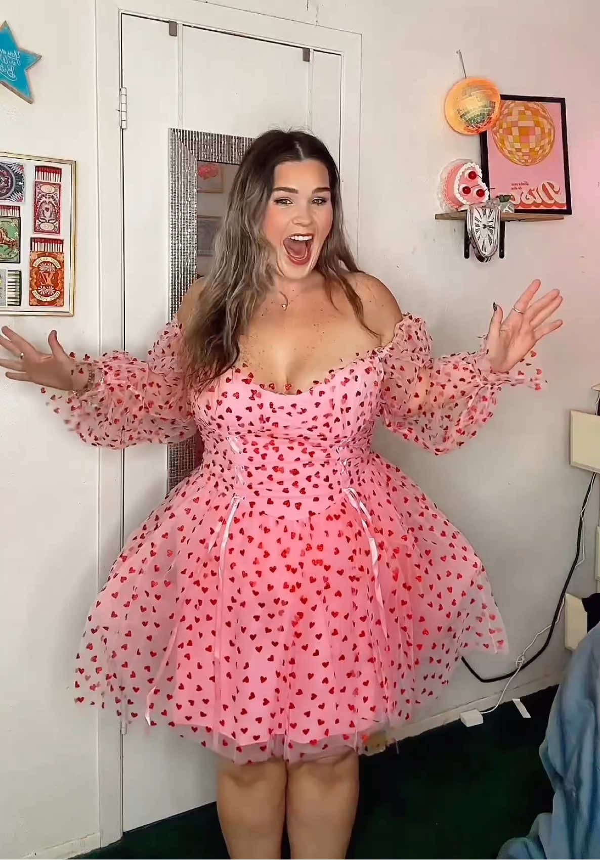 TikTok post by @bestofbethanne for Dolls Kill. Caption reads: [...] This is oh so very cute!! 💕🎀💘🌸💓 @Dolls....