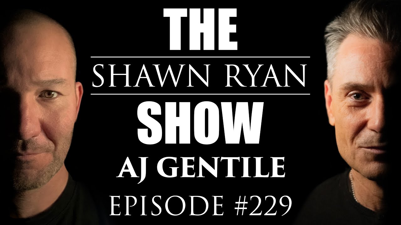 YouTube post by @ShawnRyanShow for ARMRA ColostrumTM. Caption reads: AJ Gentile  - Inside the Biggest Conspiracies in....