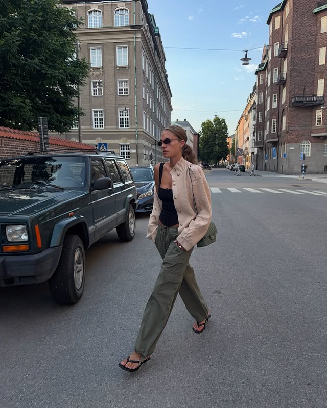 Instagram post by @madeleinetrysefjord for NELLY.COM. Caption reads: Summer in the city looks wearing @nellycom....