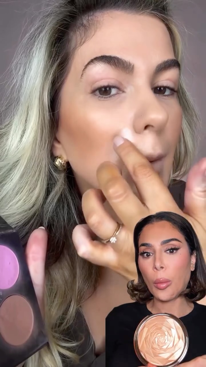 Instagram post by @huda for Huda Beauty. Caption reads: OMG this is genius @alicesalazar !!.