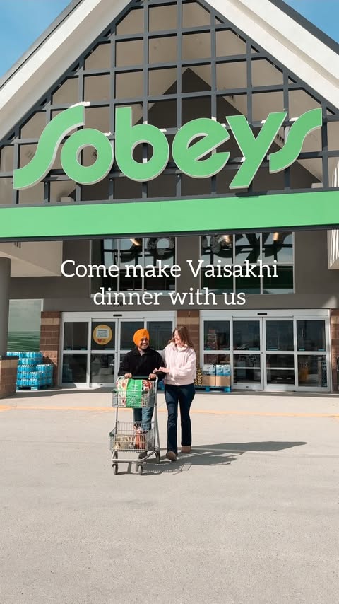 Instagram post by @lissandnikk for Sobeys. Caption reads: [...] From picking up everything we needed at....