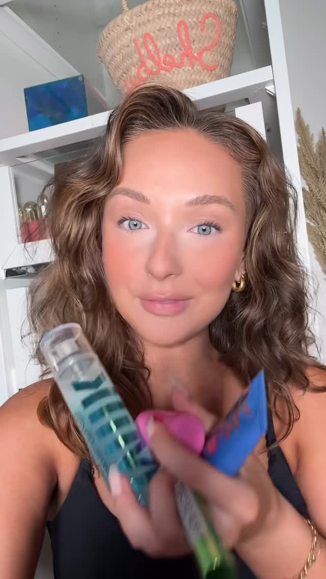 Instagram post by @shelbyannbell for milkmakeup. Caption reads: A full face of Milk Makeup that is guaranteed to....