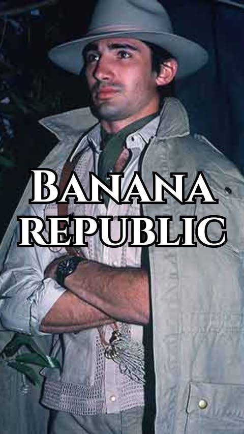 Instagram post by @maisonneehs for Banana Republic. Caption reads: The original in-store experience that trumped them....