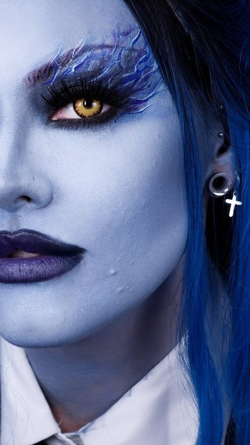 Instagram post by @byhazelj for Nomad Cosmetics. Caption reads: Who's the best Disney villain? 🤔 

*some products....