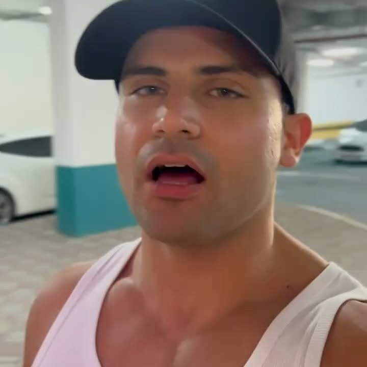 Instagram post by @hadi_fitness_uae for Myprotein ME. Caption reads: [...] the new cookies 20 g of protein from....