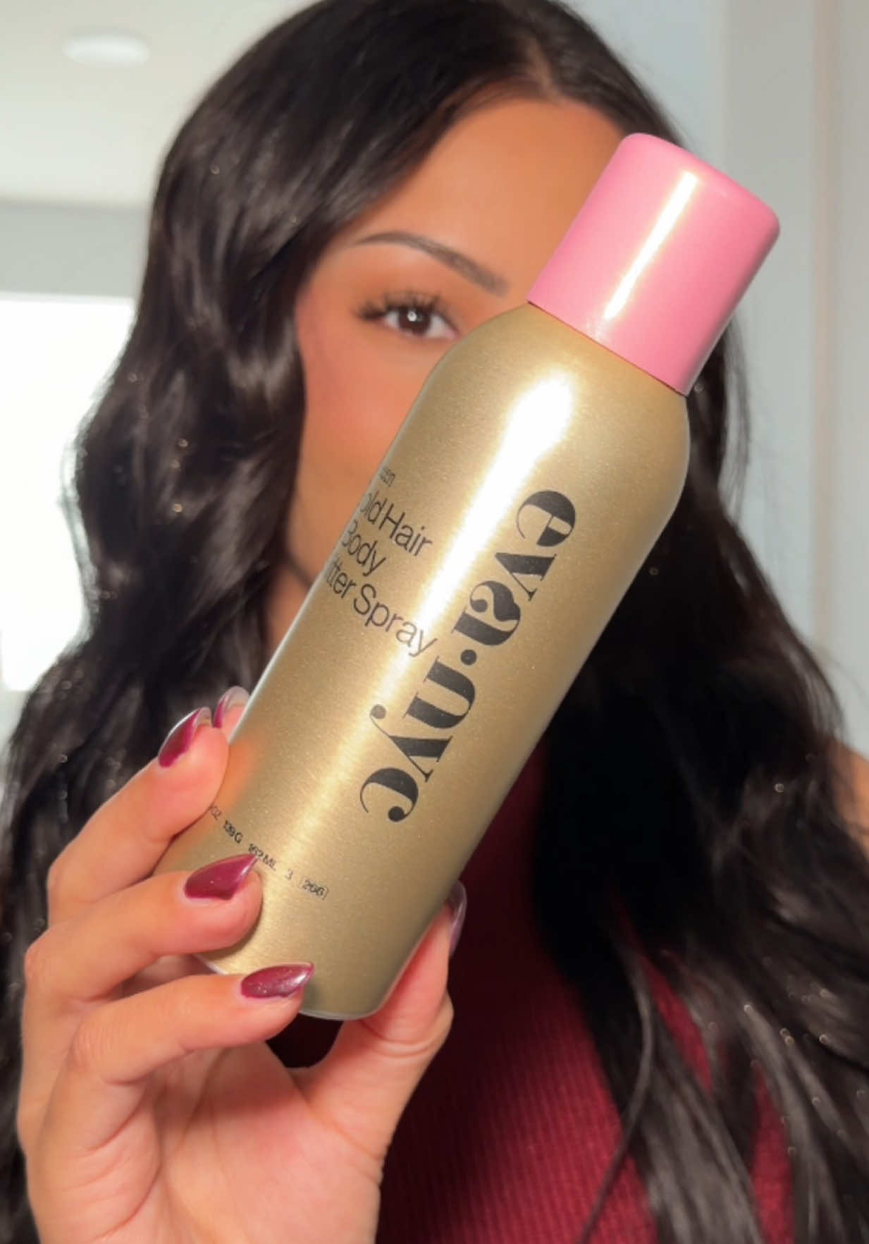 TikTok post by @glambervcruz for Eva NYC. Caption reads: [...] or for the everyday glitter lover 🤩 @Eva....